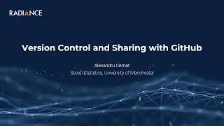 Version Control and Sharing with GitHub