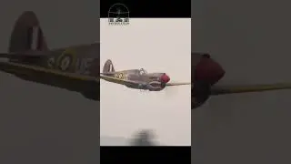 P-40 Kittyhawk fly by #ww2 #wwii #airplanes #airshow #warbirds