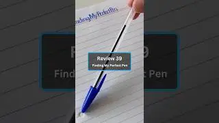BiC Cristal Review 🖋️#bic #cristal #pen #penreview