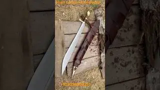 High carbon steel sword with scabbard #like #usa #blade #shorts #viral #sword #europe #forge #art