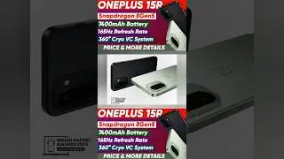 OnePlus 15R Launched in India 😱 | Snapdragon 8 Gen 5 + 7400mAh Battery Beast!