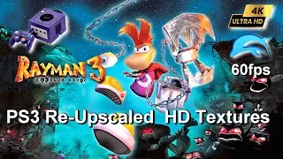 Rayman 3: Hoodlum Havoc ~4K 60FPS Dolphin HD Textures 2025 ( PS3 Upscaled Textures ) | Wii GameCube