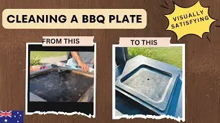How to clean a public BBQ | Australia | Visually satisfying cleaning | Ishtathuku Oru Vlog