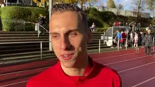 Simon Flo&szlig;, Torsch&uuml;tze des FC Bitburg, nach dem 1:1 gegen Wormatia Worms