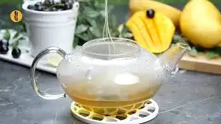 Mango Cherry Green Tea Smoothie Recipe By Food Fusion