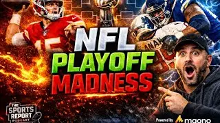 The Sports Report Podcast- 🏈🔥 NFL PLAYOFF MADNESS IS HERE! 🔥🏈 📱