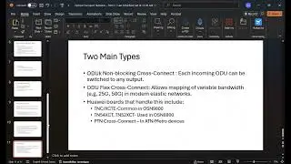 Optical Transport Networking - Part 7