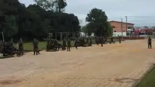 Tiro do Obus 105mm 28 GAC 2015