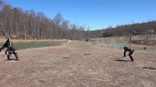 Ostara 2019 Viking Combat Drill - spear versus sword and axe