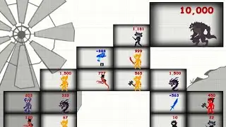 STICK FIGHT ENDLESS MOBILE GAME || STICKMAN DEFENSE IOS