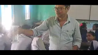 Nischal's creativity Assam Hazi Mojaid Ali Rural HS Cachar explaining the specimens.