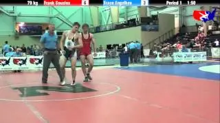 Frank Cousins vs. Trace Engelkes at 2013 ASICS University Nationals - FS