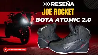 Rese&ntilde;a Botas JOE ROCKET ATOMIC 2.0 |MOTOVLOGS ARMANDO|🏍️🥾