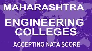 Best Maharashtra  Engineering Colleges accepting NATA Score