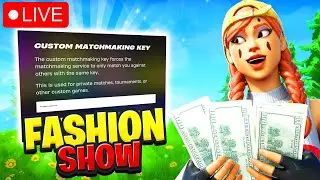 🔴 Hosting V-BUCK Fortnite Customs! | ANYONE Can Play! | Fashion Shows // Zone Wars // Hide & Seek