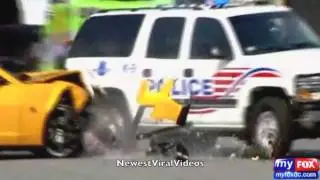 10/11/10 Bumblebee Camero DC Accident