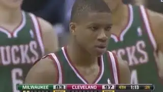 Giannis Antetokounmpo FIRST NBA GAME (2013 MILWAUKEE BUCKS DEBUT)