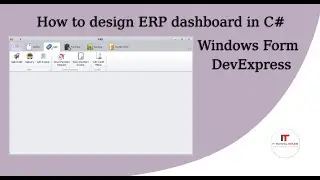 How to design ERP dashboard in C# Windows Forms (DevExpress)