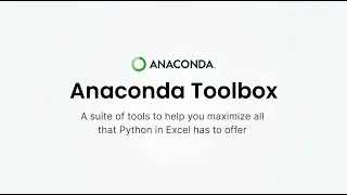 Anaconda Toolbox for Python in Excel