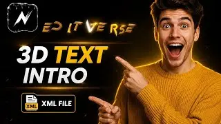 3d Text Intro Node Video          