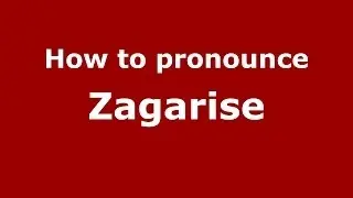 How to pronounce Zagarise (Italian/Italy) - PronounceNames.com