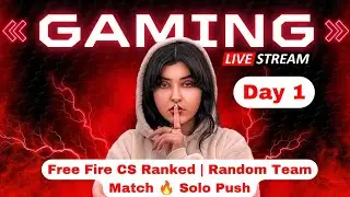 Free Fire LIVE 🔴 CS Ranked | Random Team Push 🔥