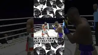 Deji Gives Floyd Mayweather a black eye #shorts #trending #boxing #sports