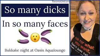 The most BUKKAKE Queens I’ve seen yet! Vlog from Oasis Aqualounge sex club