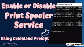 Enable or Disable Print Spooler Service on Windows 11 Using Command Prompt