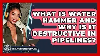 What Is Water Hammer And Why Is It Destructive In Pipelines? - Mechanical Engineering Explained