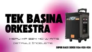 HEPU Hp 924 Şarjlı Taşınabilir Bluetooth Hoparlör Süper Bass