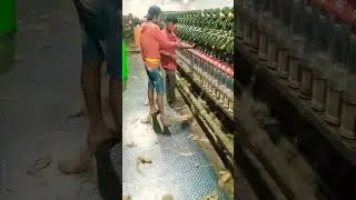 Spinning Koch || junior boy 🙃🙂 how to spinning work 😀#jutemill #spinning #shrots #viral #video !!!!