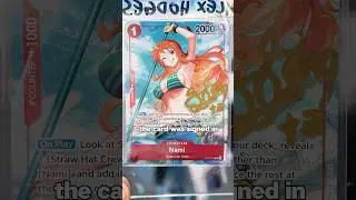 Emily Rudd signed my $350 One Piece card 🏴&zwj;☠️ #shorts #comiccon #onepiece