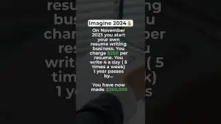 Resume Writing Business Idea - Imagine 2024