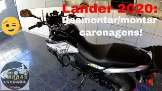 #01. XTZ Lander 2020 ABS | Como desmontar/tirar as carenagens da Lander ABS 2020.