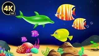 Whispering Water Lullaby 🐟✨  Peaceful Fish Animation for Baby Sleep