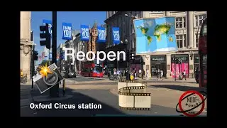 LONDON Walking non-essential stores [REOPENING] from Marble Arch to Oxford Circus 2020