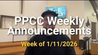 Sermon Recap and Weekly Announcements (1/11/2026) | Pleasant Point Community Church