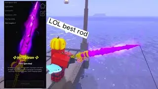 Obtaining the new best rod Toxic Spire Rod in Roblox Fisch