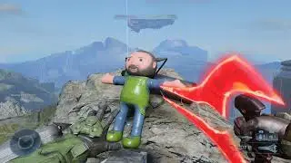 Halo Infinite - Fernando Esparza (Echo 216) inflatable toy.