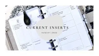 Planner inserts - testing my own daily pages and weekly capture