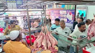 TAJ MUTTON CUTTING 🔪SKILLS P-141 || VANASTHALIPURAM