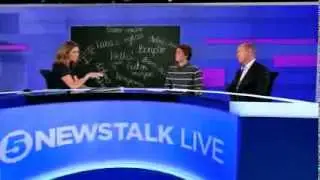 Multilingual student Alex Rawlings on Channel 5 News