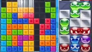 Wumbo VS Riona! 4+ Minute Tetris VS Puyo Battle [Slight Disadvantage]