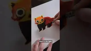 Drawing a really cute Red Panda in my Sketchbook
