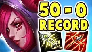 50-0 RECORD SHUT DOWN!! SOMEBODY COME LOOK AT THIS | SALTY GRAVES | XAYAH RAKAN BOT LANE Nightblue3