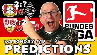 2023/24 - BUNDESLIGA PREDICTIONS - MATCHDAY #19