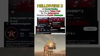 The Automatons Took Over All Social Media - Helldivers 2