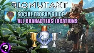 Biomutant | All Side Characters Locations Guide | Social Trophy