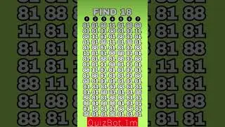 Only Those With A Genius IQ Xan Find This Odd Number #youtubeshorts #shortsfeed #shorts